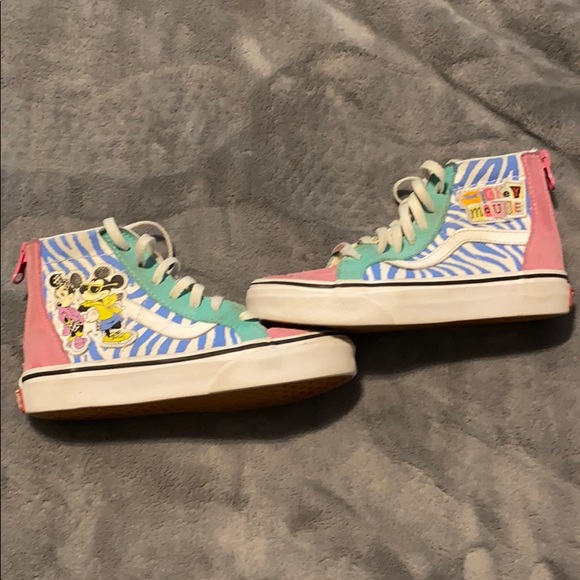 mickey mouse vans high tops